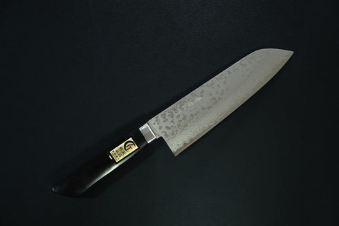 KUNIO/NORIO MASUTANI 'SAIRYU' SANTOKU STAINLESS VG10 DAMASCUS